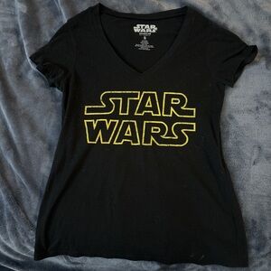 Star Wars Black and Yellow Short Sleeve Tee